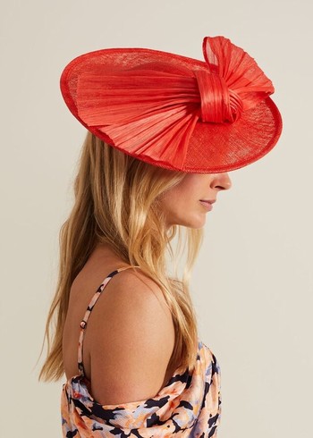 Phase Eight Silk Bow Disc Fascinator Hats Orange Canada | NFOLTH-671